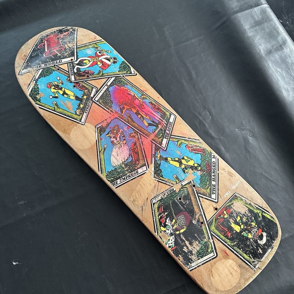 Powell Peralta Ray Barbee Tarot Card 1991 Original Natural Skateboard Deck